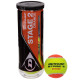 М'ячі для великого тенісу DUNLOP STAGE 2 ORANGE DL601339 3шт салатовий- помаранчевий