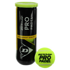 М'ячі для великого тенісу DUNLOP PRO PADEL DL601384 3шт салатовий