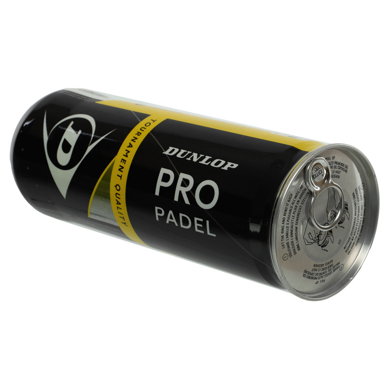 М'ячі для великого тенісу DUNLOP PRO PADEL DL601384 3шт салатовий