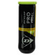 М'ячі для великого тенісу DUNLOP PRO PADEL DL601384 3шт салатовий