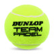 М'ячі для великого тенісу DUNLOP TEAM PADEL DL601385 3шт салатовий
