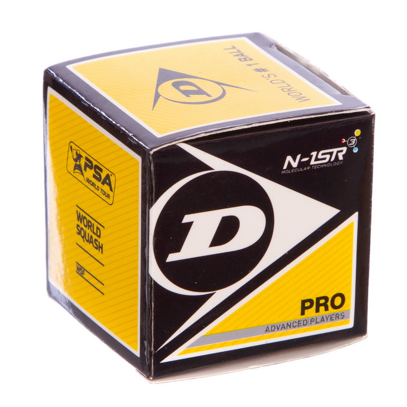 М'яч для сквошу DUNLOP REVELATION PRO DOUBLE DOT DL700108 1шт чорний