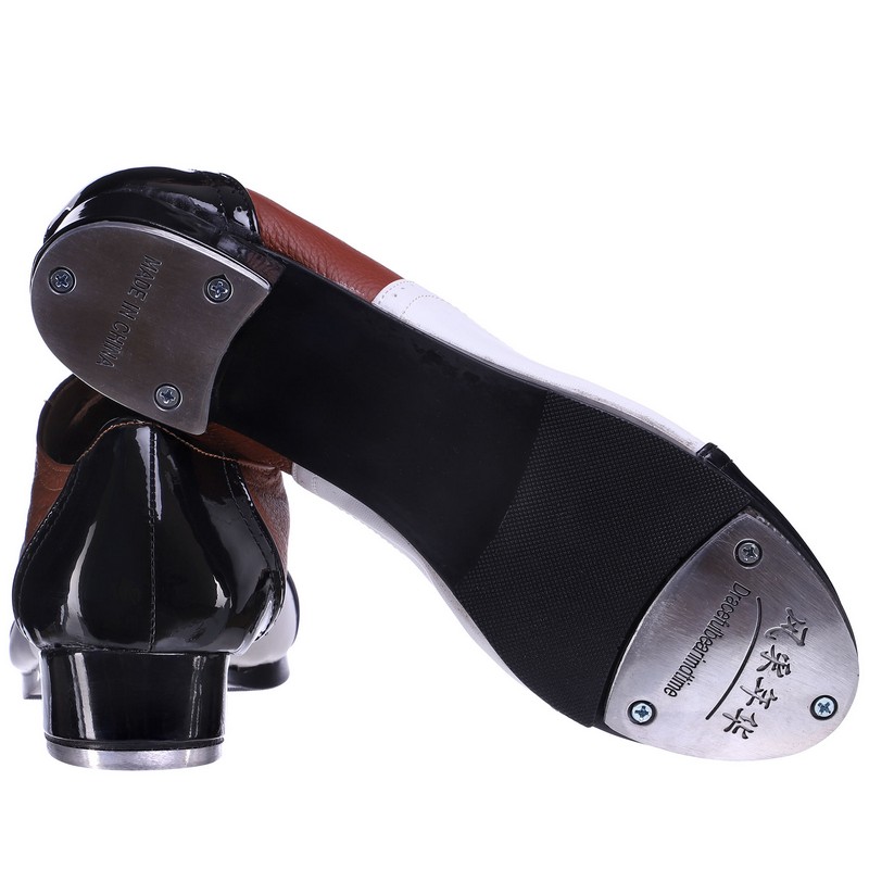 Туфлі для степу та чечітки степовки Zelart DN-3688 розмір 34-45 чорний-коричневий