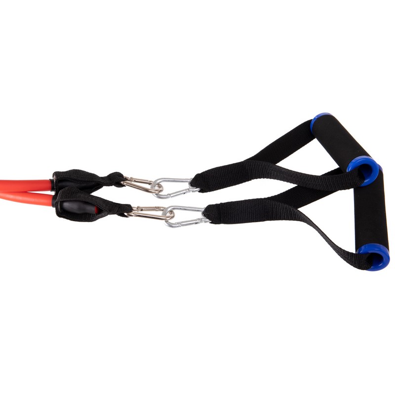Еспандер багатофункціональний для фітнесу 9 джгутів Resistance Band Zelart DT-1002 у чохлі різнокольоровий