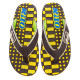 В'єтнамки для хлопчиків KITO EC4223-BK-YELLOW розмір 32-35 чорний-жовтий