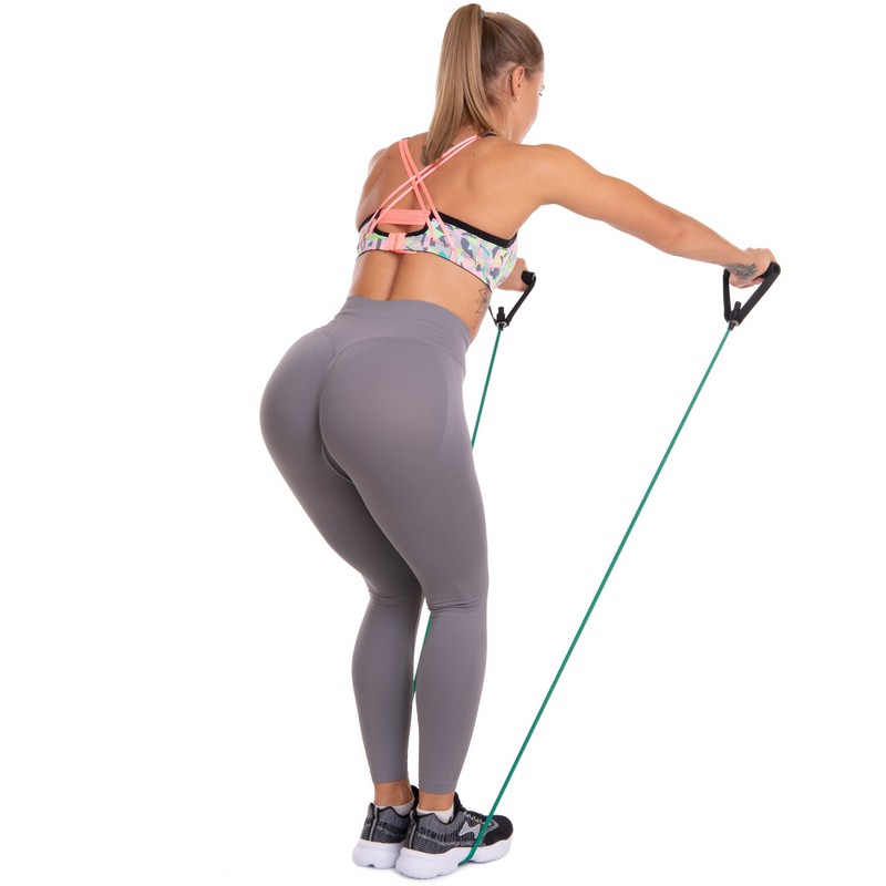 Еспандер багатофункціональний для фітнесу 5 джгутів Resistance Band Zelart ET-500 в чехле різнокольоровий