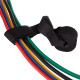 Еспандер багатофункціональний для фітнесу 5 джгутів Resistance Band Zelart ET-510 у чохлі різнокольоровий
