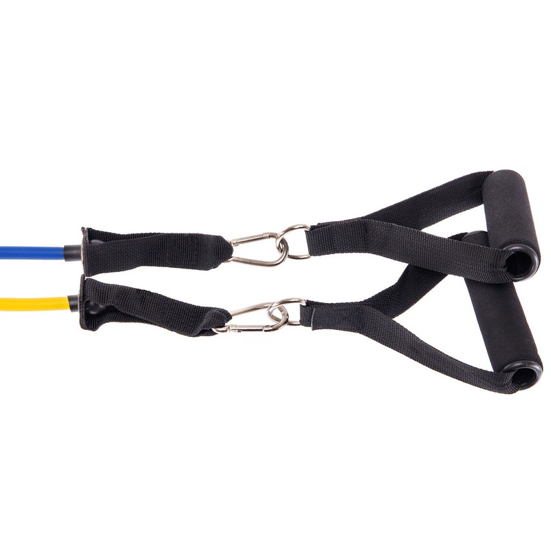 Еспандер Resistance Band багатофункціональний 5 джгутів CIMA ET-7912 у чохлі різнокольоровий