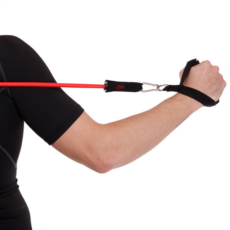 Еспандер Resistance Band багатофункціональний 5 джгутів CIMA ET-7912 у чохлі різнокольоровий