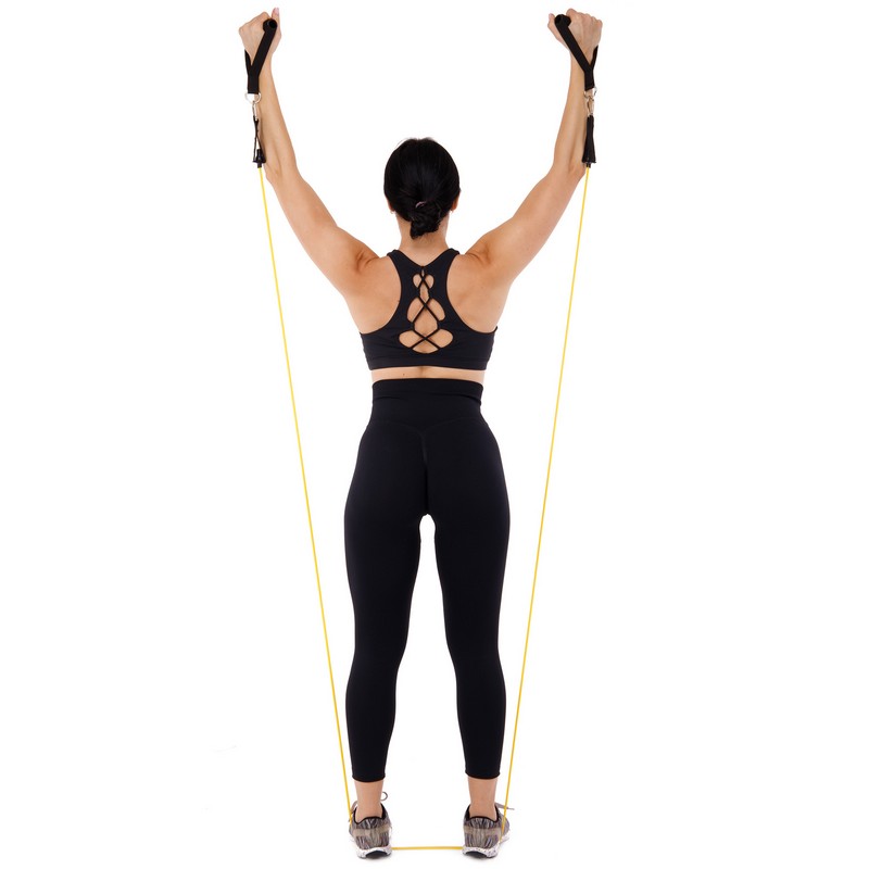 Еспандер Resistance Band багатофункціональний 5 джгутів CIMA ET-7912 у чохлі різнокольоровий