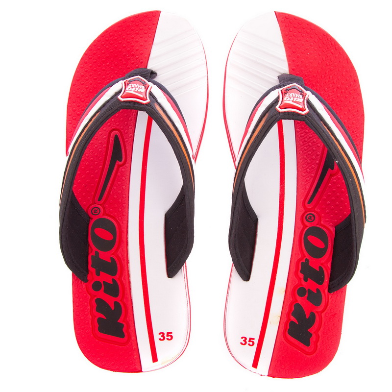 В'єтнамки для хлопчиків KITO ETGC9275-RED розмір 32-35 червоний-білий