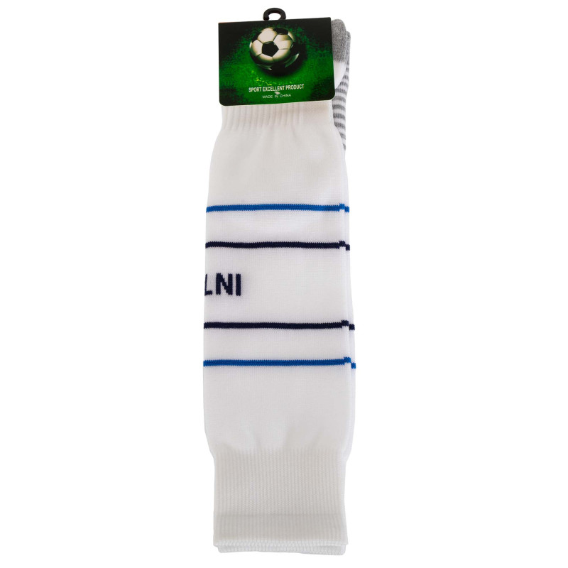 Гетри дитячі із символікою футбольного клубу SPOINT INTER MILAN AWAY 2025 ETM2509-IM2 розмір 32-39 білий