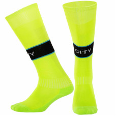 Гетри дитячі із символікою футбольного клубу SPOINT MANCHESTER CITY AWAY 2025 ETM2519-MC2 розмір 32-39 салатовий