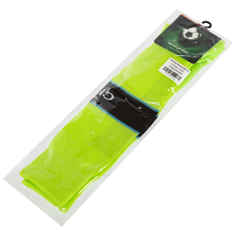 Гетри дитячі із символікою футбольного клубу SPOINT MANCHESTER CITY AWAY 2025 ETM2519-MC2 розмір 32-39 салатовий