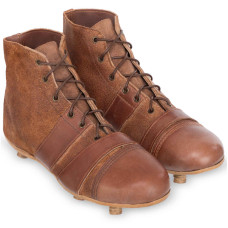 Бути футбольні або регбі Retro Vintage Style Leather коричневі вінтажні декор для дому або вінтажної футбольної кімнати F-0258 розмір 28х15см