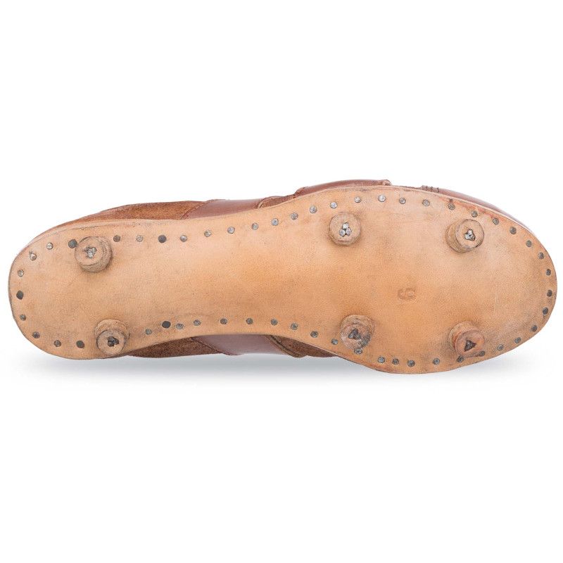 Бути футбольні або регбі Retro Vintage Style Leather коричневі вінтажні декор для дому або вінтажної футбольної кімнати F-0258 розмір 28х15см