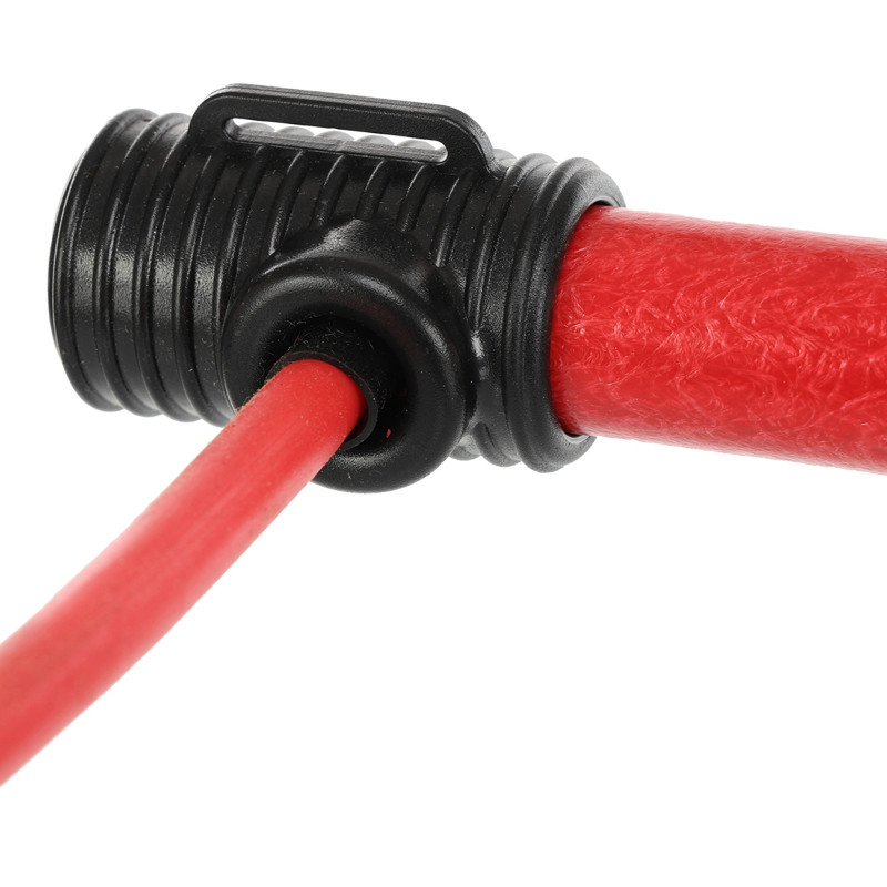 Палка гимнастическая с эспандерами Gym Stick для фитнеса SP-Sport F-931 1,3м чорний-червоний