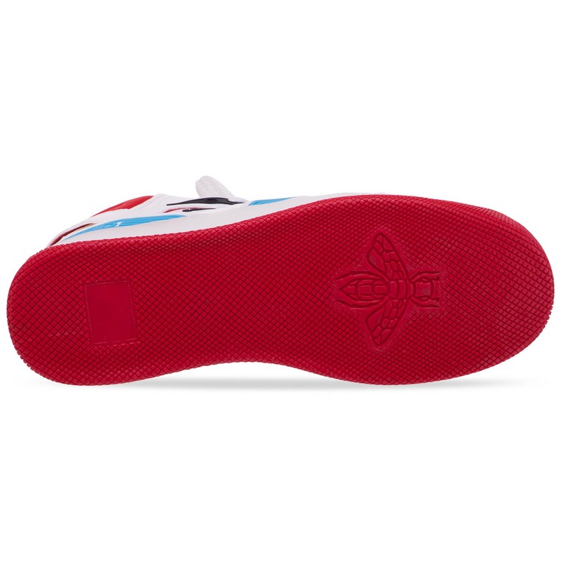 Кросівки високі SP-Sport F056-4 розмір 36-40 білий-червоний