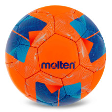 М'яч футбольний MOLTEN F4N1711-OB №4 PVC помаранчевий-синій