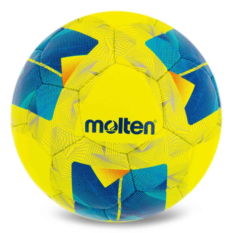 М'яч футбольний MOLTEN F4N2811-YB №4 PU жовтий-синій