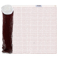 Сітка для бадмінтону FOX F7004 6,1x0,76м червоний-білий