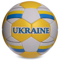 М'яч футбольний BALLONSTAR UKRAINE FB-0047-136 №5 PU білий-жовтий-блакитний