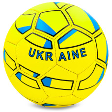 М'яч футбольний BALLONSTAR UKRAINE FB-0047-766 №5 PU жовтий-блакитний