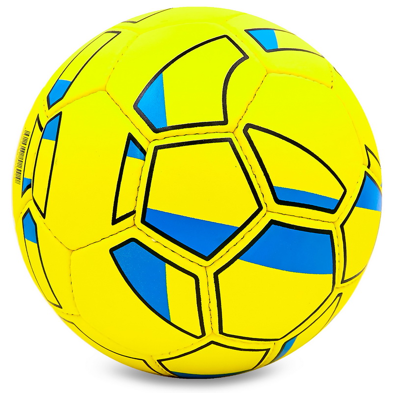 М'яч футбольний BALLONSTAR UKRAINE FB-0047-766 №5 PU жовтий-блакитний