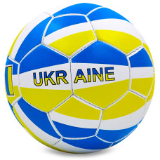 М'яч футбольний BALLONSTAR UKRAINE FB-0047-784 №5 PU жовтий-блакитний-білий