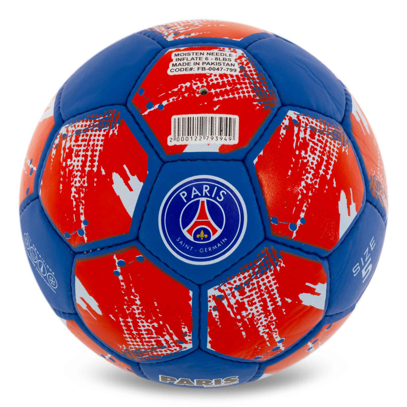 М'яч футбольний BALLONSTAR PARIS SAINT-GERMAIN FB-0047-799 №5 PU синій-червоний