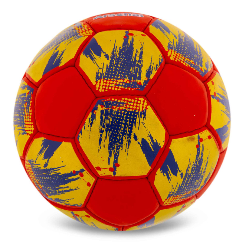 М'яч футбольний BALLONSTAR ARSENAL FB-0047-800 №5 PU червоний-синій