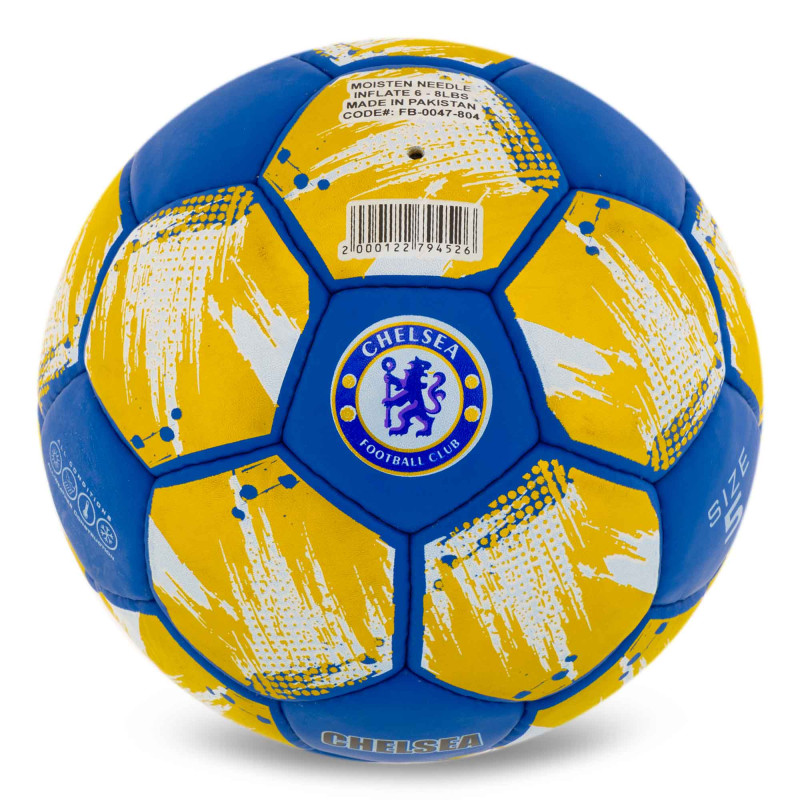 М'яч футбольний BALLONSTAR CHELSEA FB-0047-804 №5 PU синій-жовтий