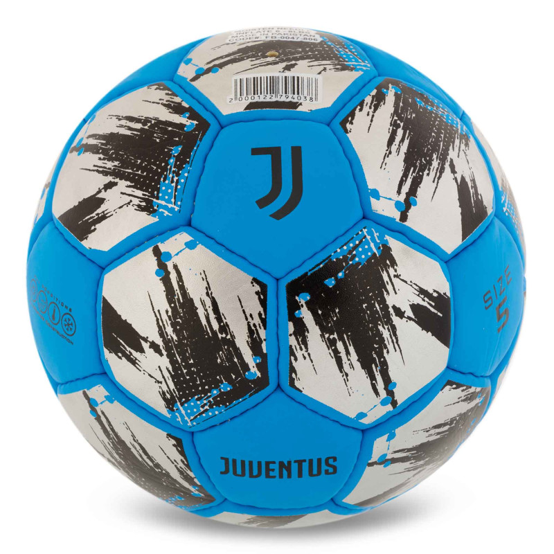 М'яч футбольний BALLONSTAR JUVENTUS FB-0047-806 №5 PU синій-сірий