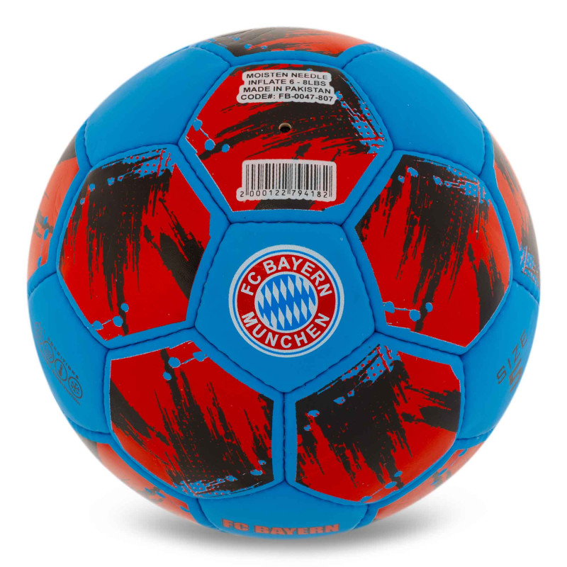 М'яч футбольний BALLONSTAR BAYREN FB-0047-807 №5 PU синій-червоний