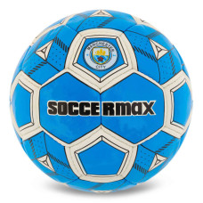 М'яч футбольний SOCCERMAX MANCHESTER CITY FB-0047-809 №5 PU синій