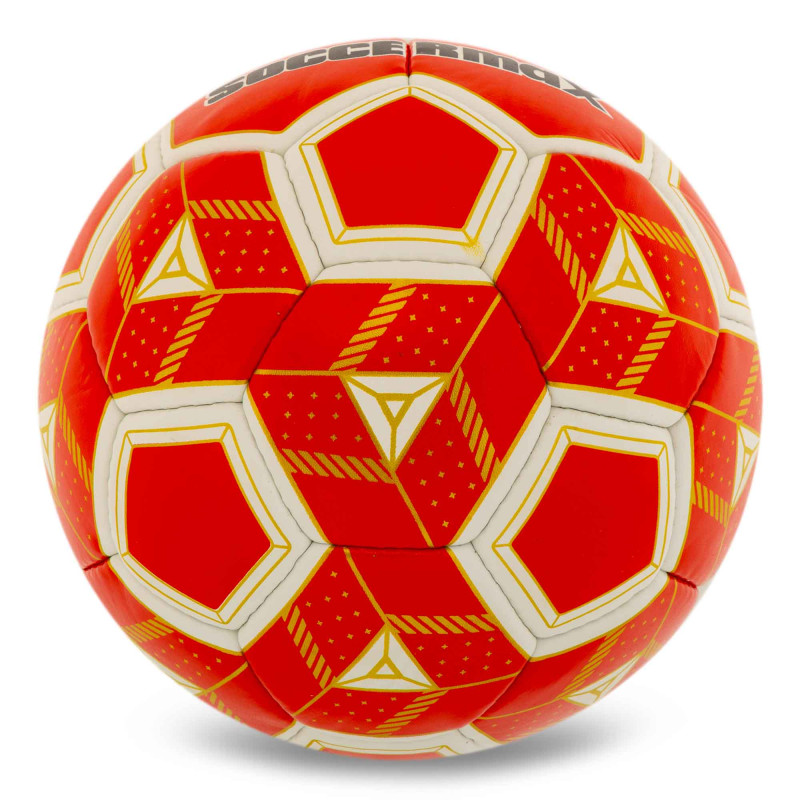 М'яч футбольний SOCCERMAX ARSENAL FB-0047-810 №5 PU червоний