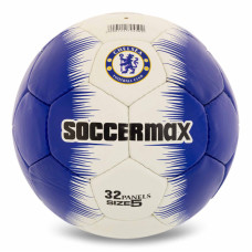 М'яч футбольний SOCCERMAX CHELSEA FB-0047-819 №5 PU синій-білий