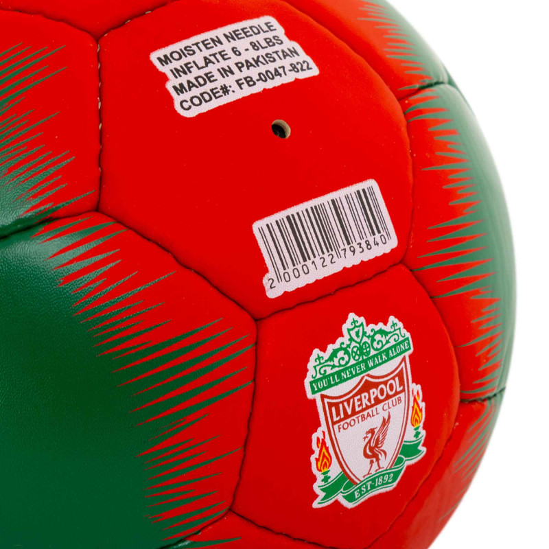 М'яч футбольний SOCCERMAX LIVERPOOL FB-0047-822 №5 PU зелений-червоний