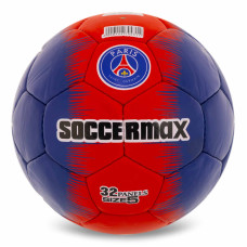 М'яч футбольний SOCCERMAX PARIS SAINT-GERMAIN FB-0047-823 №5 PU темно-синій-червоний
