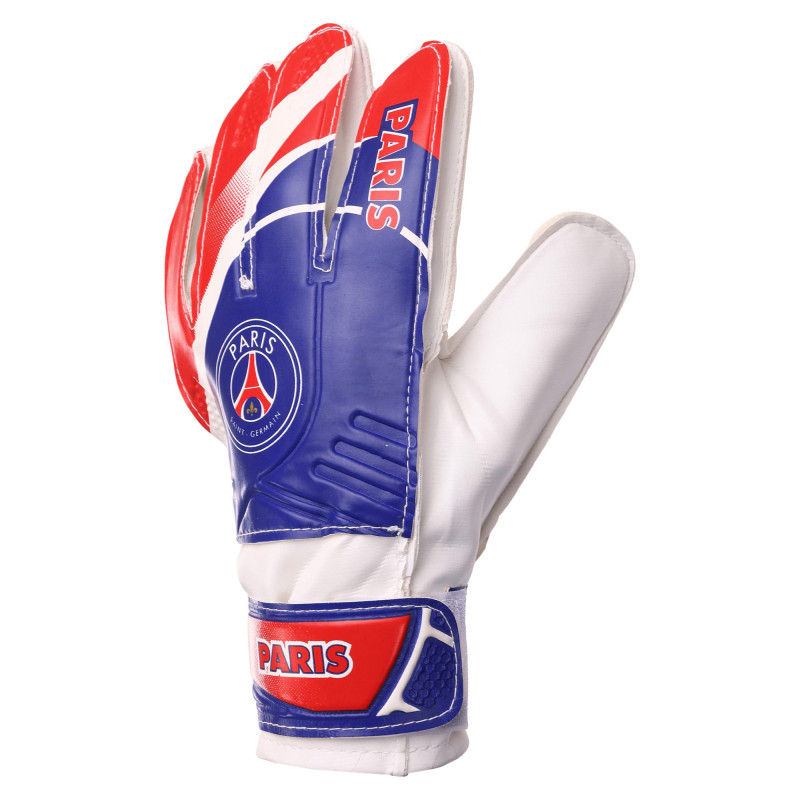 Рукавиці воротарські BALLONSTAR із символікою футбольного клубу PARIS SAINT-GERMAIN FB-0187-2 розмір 7-10 синій-червоний