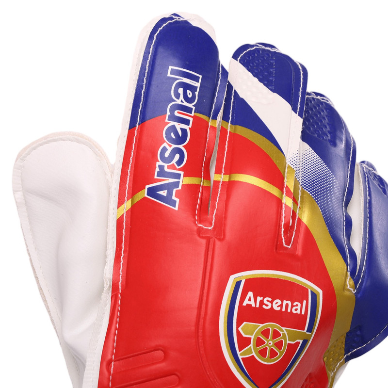 Рукавиці воротарські BALLONSTAR із символікою футбольного клубу ARSENAL FB-0187-6 розмір 7-10 червоний-синій