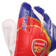 Рукавиці воротарські BALLONSTAR із символікою футбольного клубу ARSENAL FB-0187-6 розмір 7-10 червоний-синій