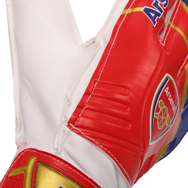 Рукавиці воротарські BALLONSTAR із символікою футбольного клубу ARSENAL FB-0187-6 розмір 7-10 червоний-синій