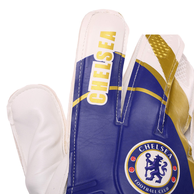 Рукавиці воротарські BALLONSTAR із символікою футбольного клубу CHELSEA FB-0187-8 розмір 7-10 синій-білий
