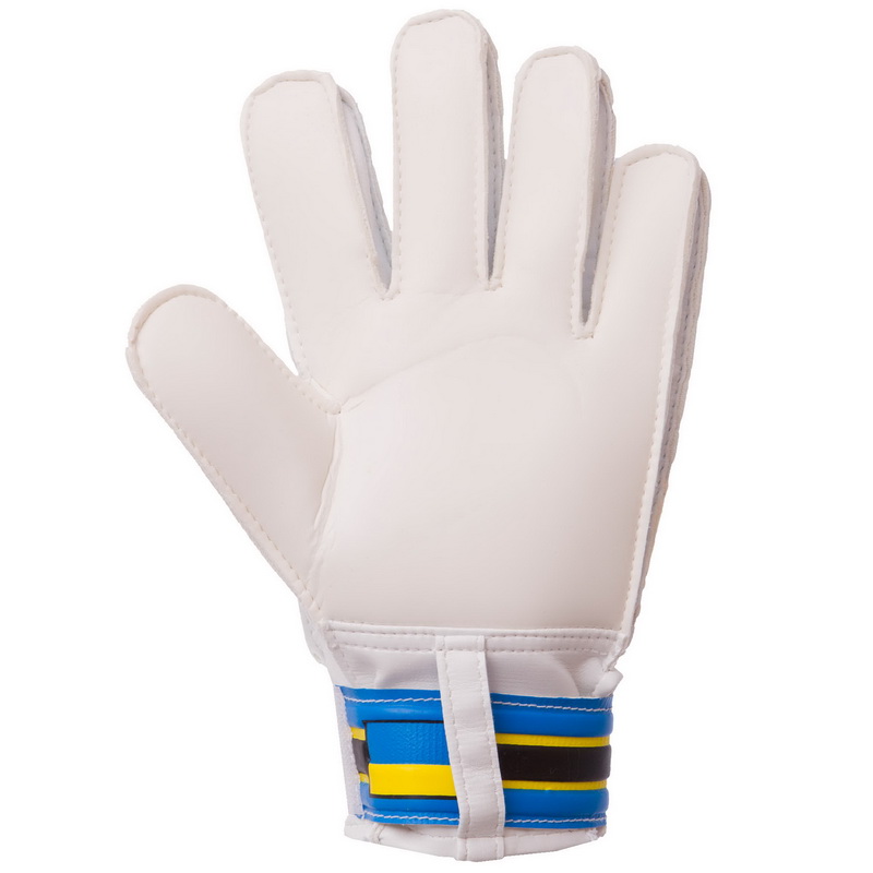 Рукавиці воротарські UKRAINE SP-Sport FB-0205-1 розмір 4-8 блакитний-жовтий
