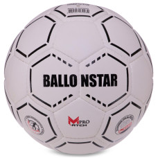 М'яч футбольний HYBRID BALLONSTAR FB-3130 №5 PU білий-чорний