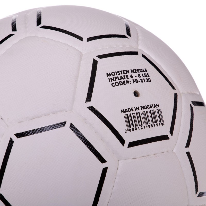 М'яч футбольний HYBRID BALLONSTAR FB-3130 №5 PU білий-чорний