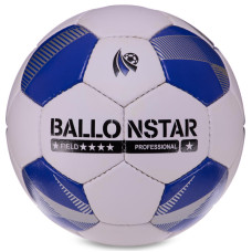 М'яч футбольний HYBRID BALLONSTAR FB-3132 №5 PU білий-синій