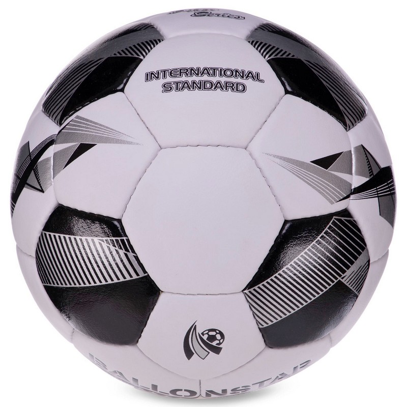 М'яч футбольний HYBRID BALLONSTAR FB-3132 №5 PU білий-синій