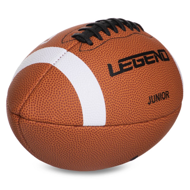М'яч для американського футболу дитячий PeeWee LEGEND FB-3287 №6 коричневий